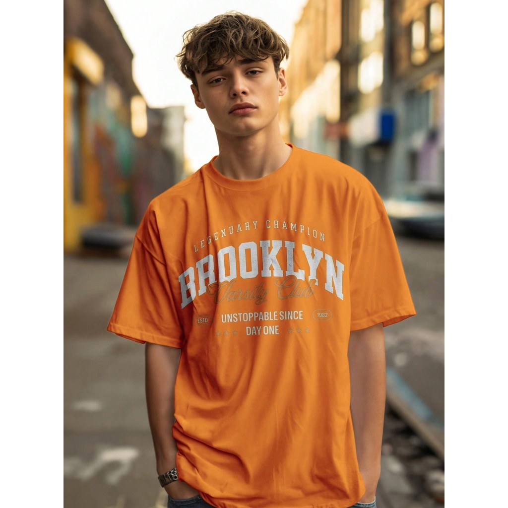 Camiseta Masculina Legendary Champion Brooklyn Varsity 100% Algodão