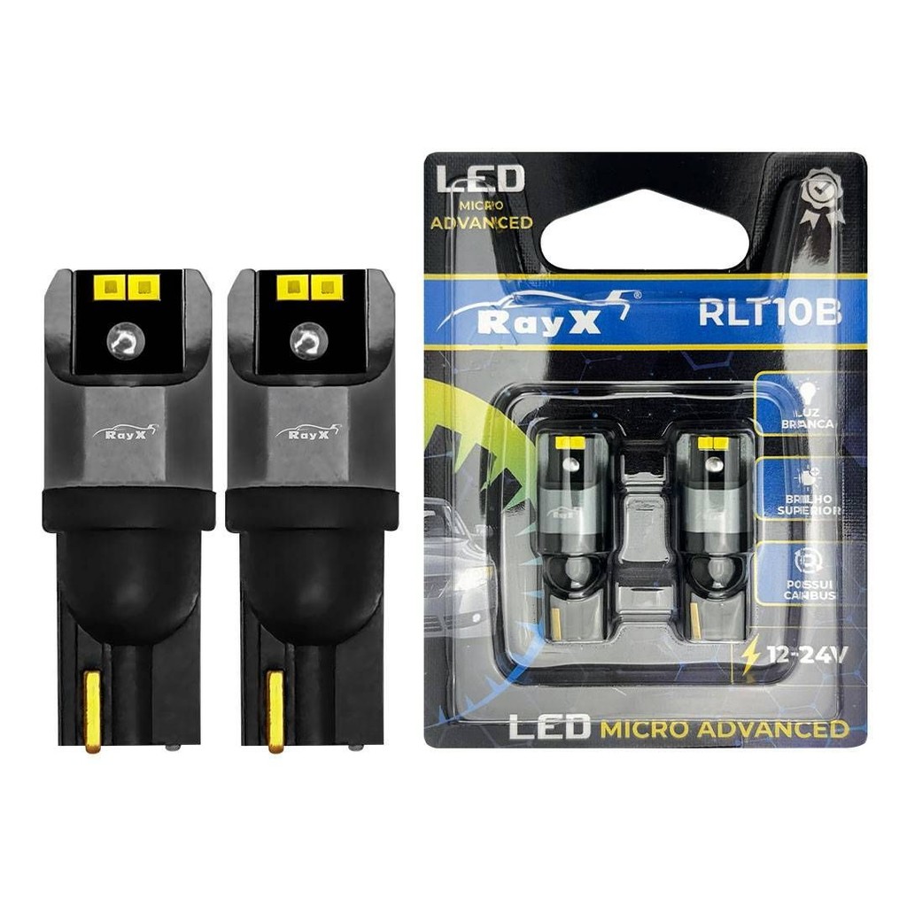 Lâmpada Led T10 Micro Advanced RayX 12-24v Canbus Branco - Spare Parts and Accessories for Vehicles