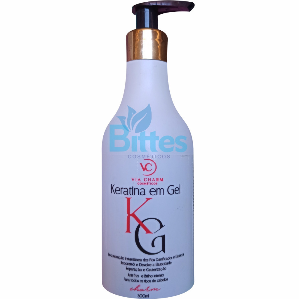 KERATINA EM GEL VC ANTI FRIZZ E BRILHO INTENSO