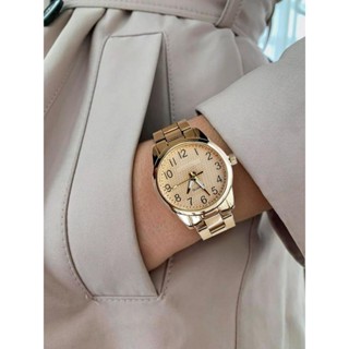 Relógio Feminino Dourado Quartz em Oferta na Shopee