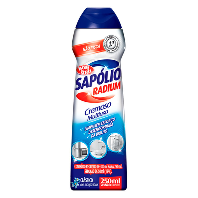 Sapólio Radium cremoso 250ml Bombril - Home & Living
