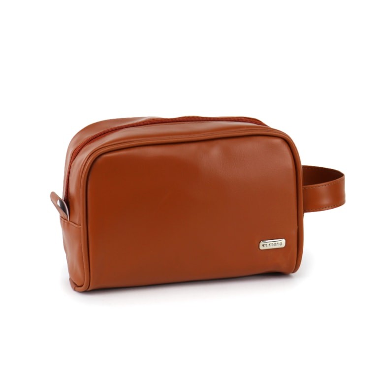 Necessaire Essential Pequena Caramelo