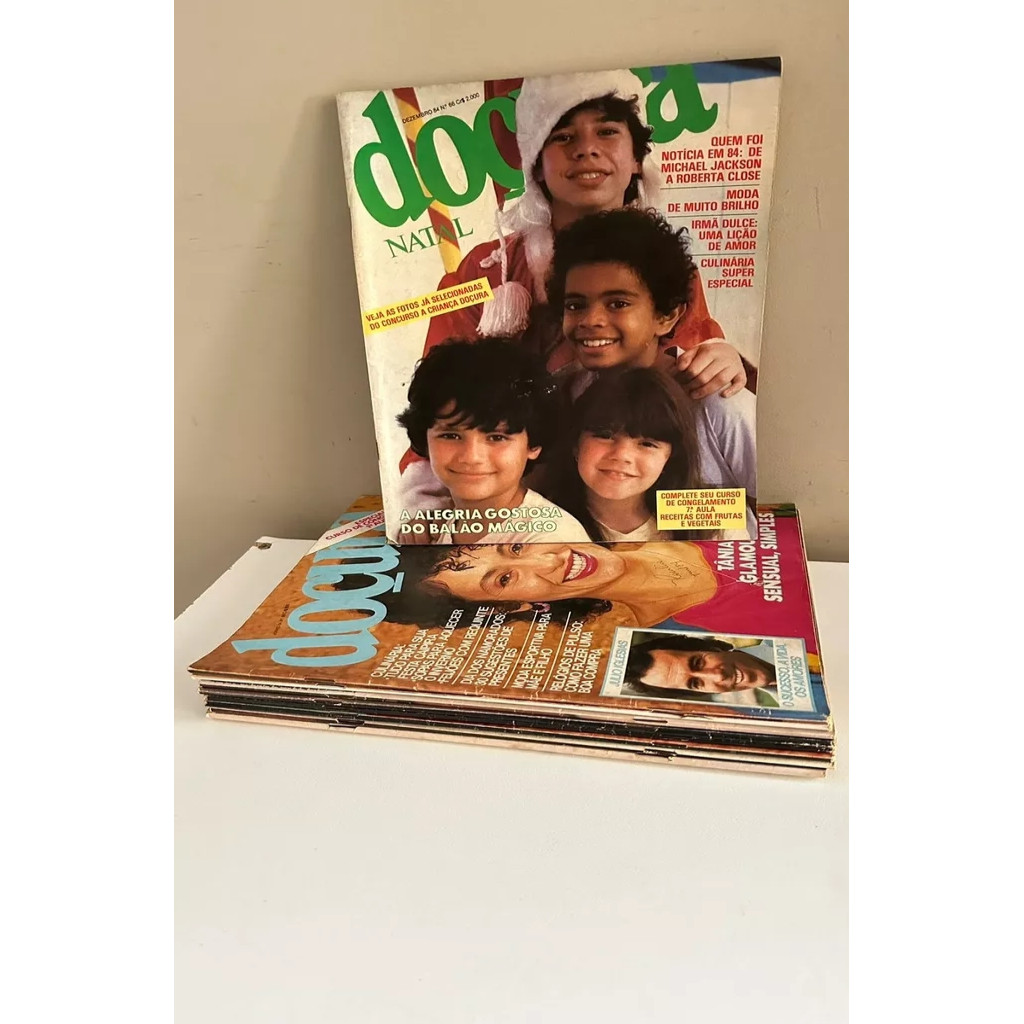 Lote De Revistas Anos 80 - Revista Doçura - 18 revistas autor diversos