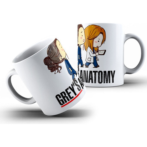 Caneca Xicara Série Grey's Anatomy Meridith Cristina Yang You Are My Person Minha Pessoa