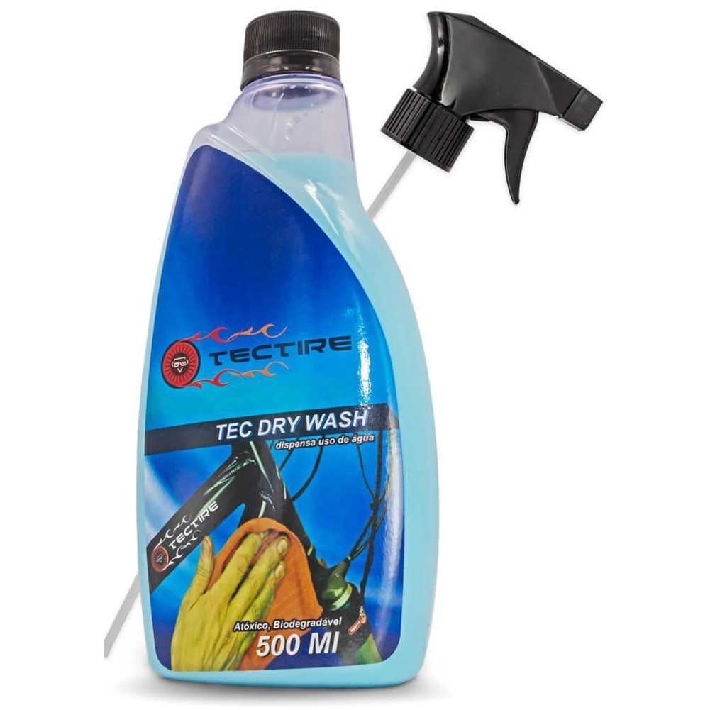 Shampoo Limpador a Seco Lavagem Bike TecTire Dry Wash 500ml