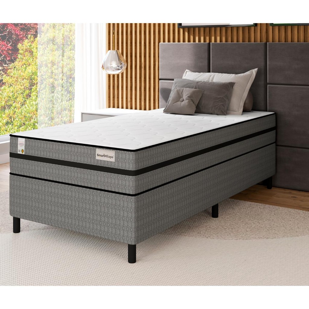 Cama Box Solteiro Mola Pocket Búzios Plumatex - Home & Living
