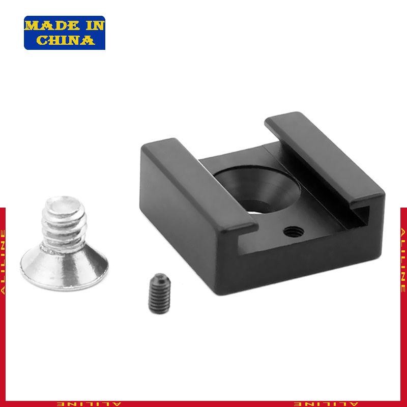 Adaptador Montagem Sapata Fria Câmera Para DSLR Monitor Microfone Vídeo LED