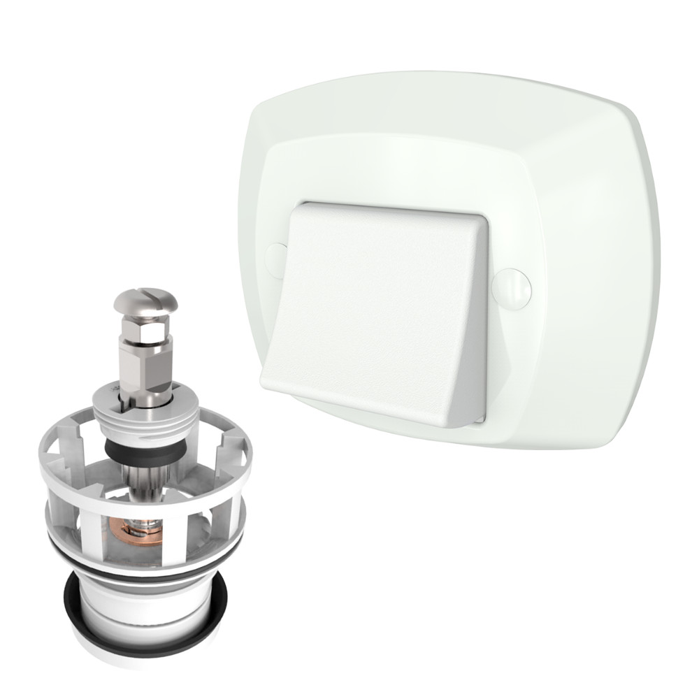 KIT REPARO DE VÁLVULA DE DESCARGA 1''1/2'' DOCOL E ACABAMENTO BRANCO