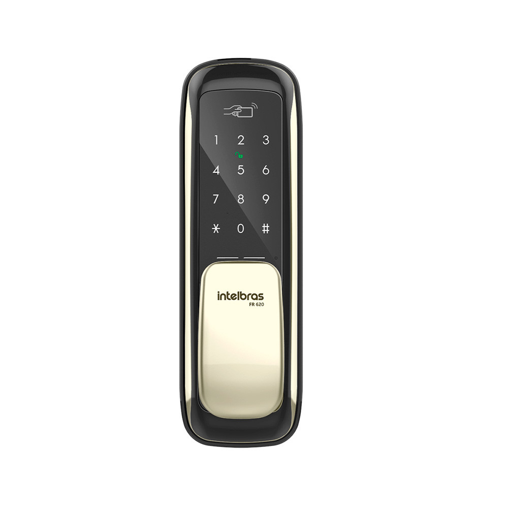 Fechadura Digital Intelbras de Embutir FR 620 Push & Pull