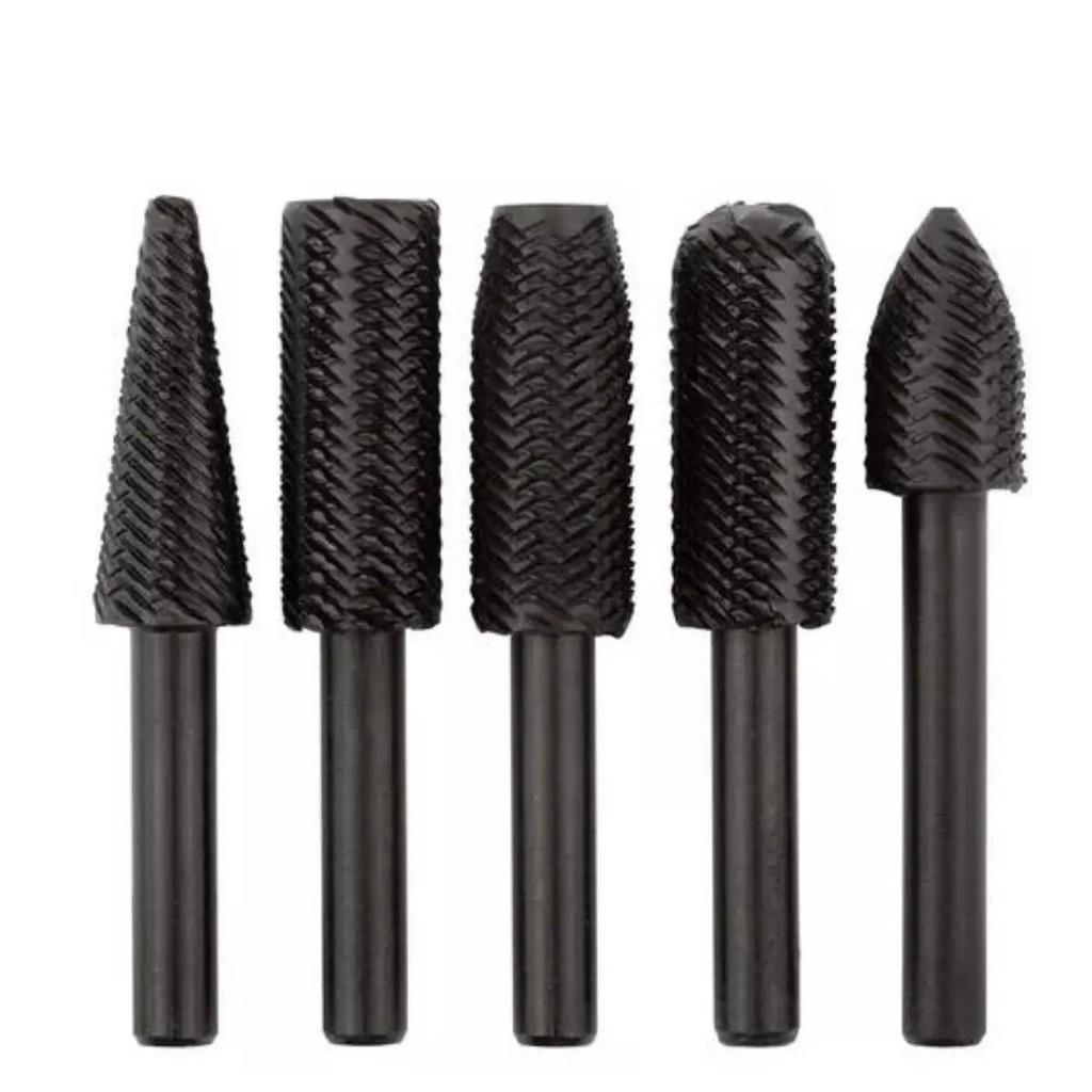 Kit Jogo Limas Grosas Rotativas Desbaste Metálico Aço Para Furadeira Com 5 Peças Lima Retifica Top em Oferta na Shopee