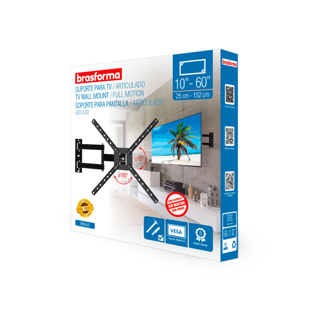 Suporte Para TV Articulado 10-60 Polegadas