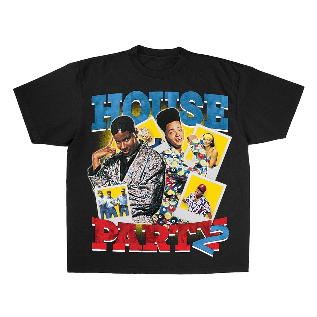 Camisa Streetwear House Party Vintage Premium Lançamento Camiseta 100% Algodão Blusa Fio 30.1 Penteado Envio Imediato