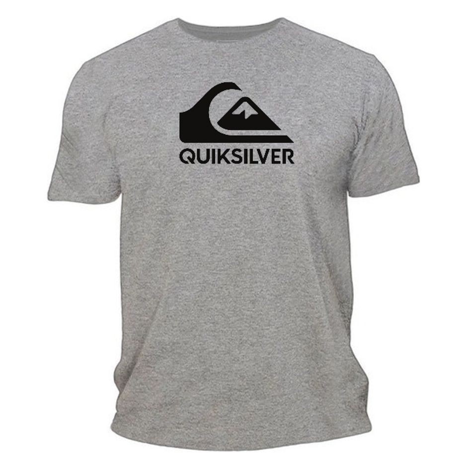 Camiseta Premium da Quiksilver Unissex 100%  Algodão Camisa Masculina Confortável
