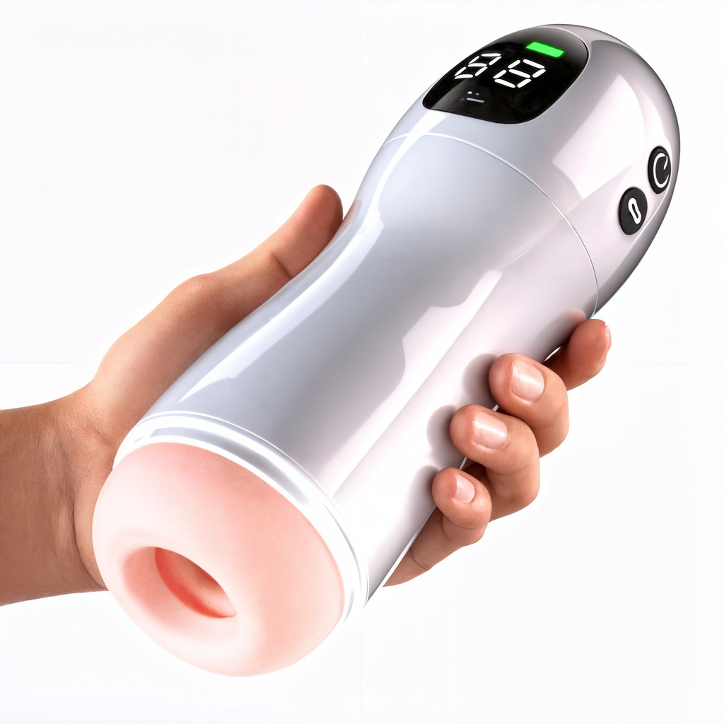 Masturbador Masculino Elétrico Display Led Usb Voz Textura  em Oferta na Shopee