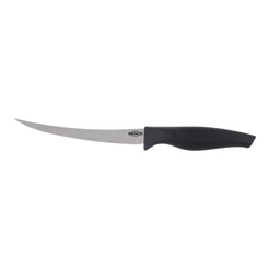 Faca para Tomate 5" lâmina aço inoxidável, polido e temperado cabo preto Cross Brinox - 2556/314