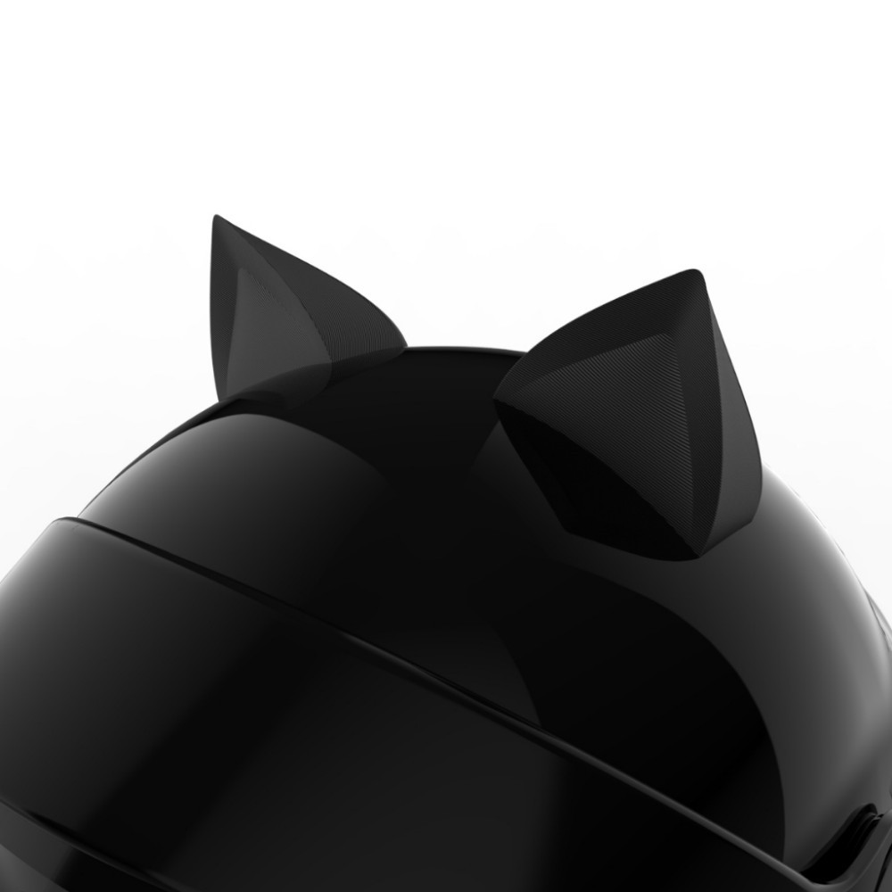 Orelha De Gato Gatinho Acessório Moto Bike Fixar Capacete Dupla Face Decoração Resistente Orelinha em Oferta na Shopee