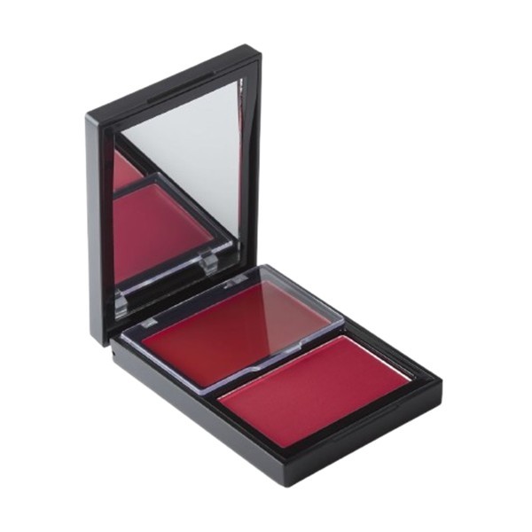 Duo Blush Océane Edition Cherry Paint 10,2g – Blush Cremoso e Pó com Tom Cereja Intenso