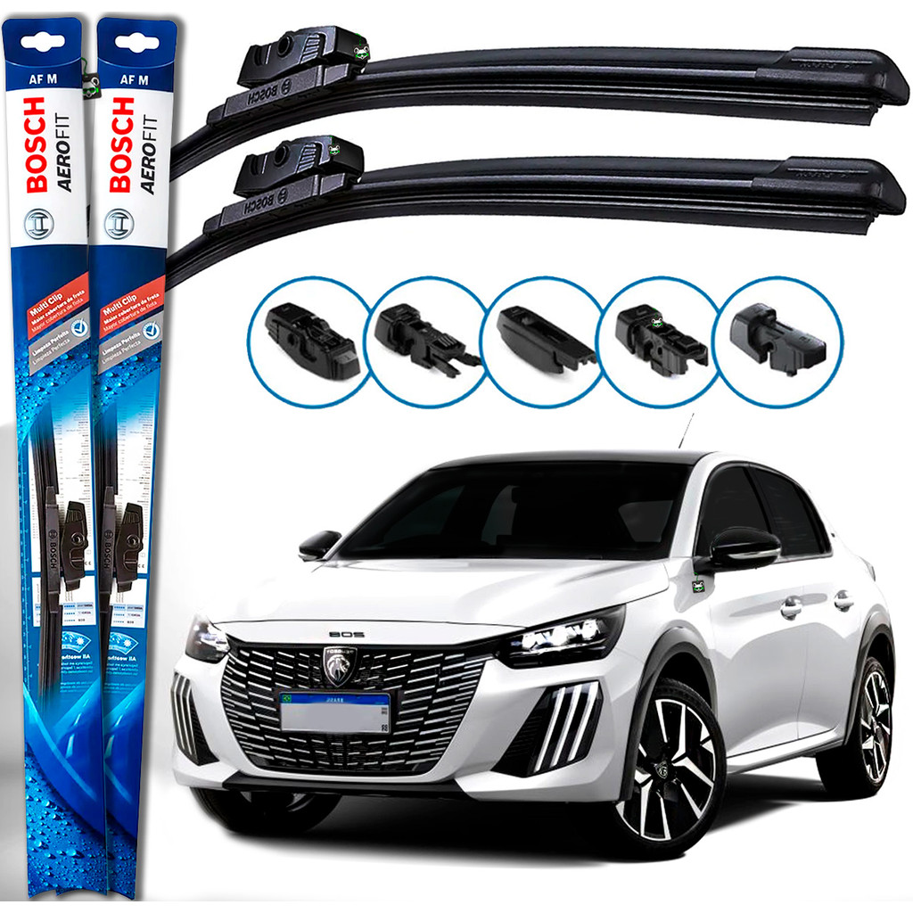 Par Palheta Limpador Parabrisa Bosch Peugeot 208 2021 2022 2023 2024 2025 em Oferta na Shopee