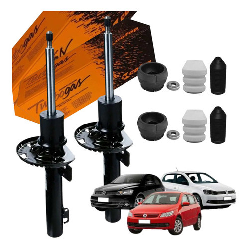 Par Amortecedor Dianteiro Original Cofap Kit Batente Axios Gol Voyage G5 G6 G7 2008 2009 2010 a 2024