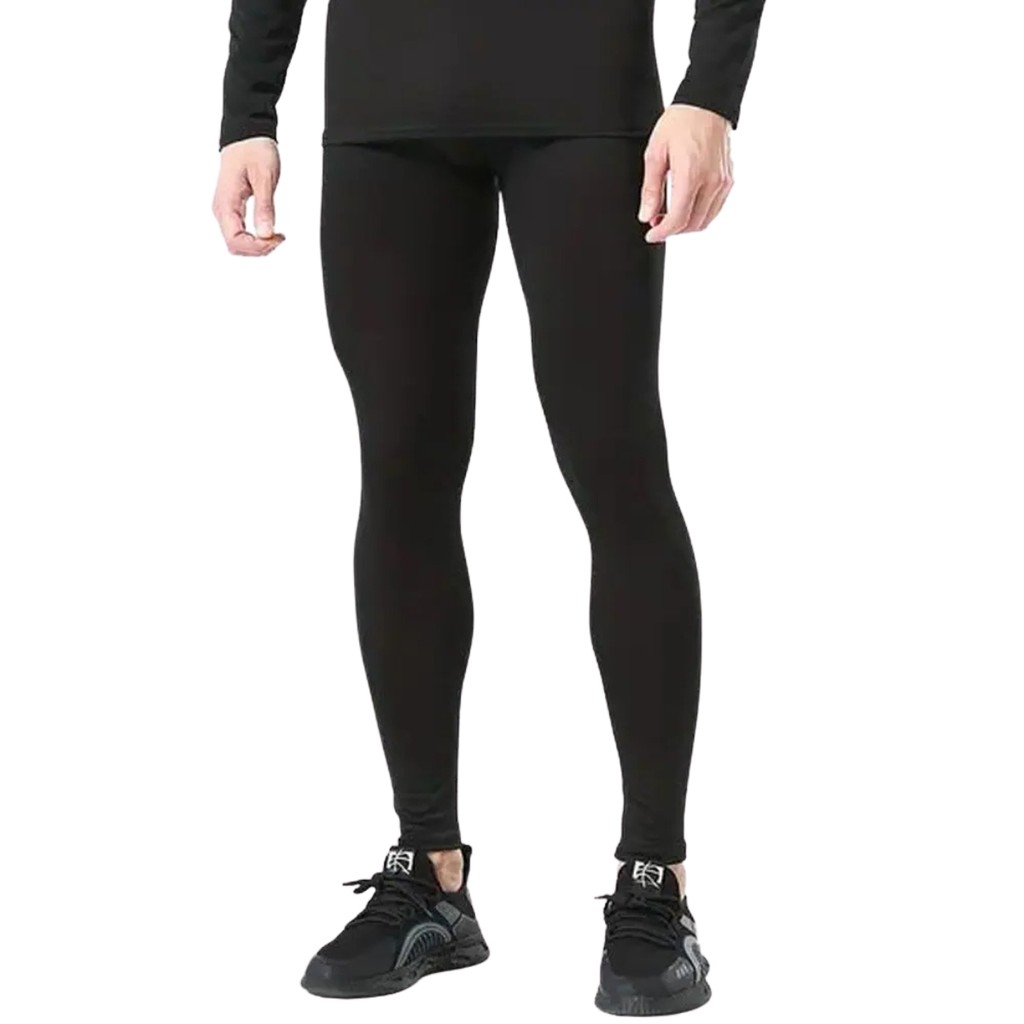 Calça Legging Masculina Peluciada Quentinha Grossa Esportes Fitness Academia
