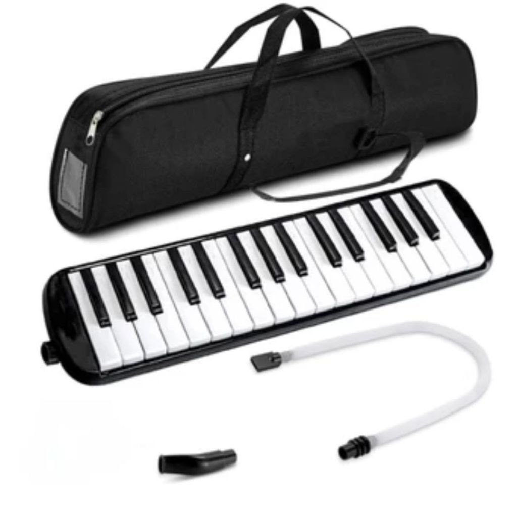 Escaleta 32 Teclas Sopro Melodica Capa Mini Piano Alça de Mão em Oferta na Shopee