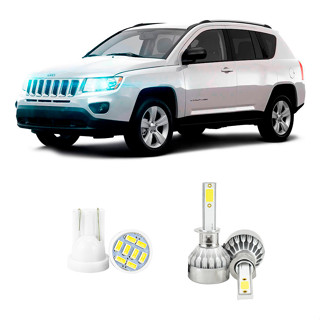 Lampada Led Farol Baixo Jeep Compass 2008 A 2016 20000lm em Oferta na Shopee