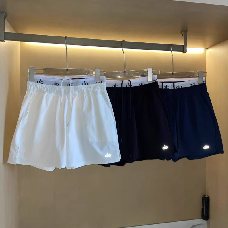 Al0 Shorts Femininos , Verão Casual Estilo Esportivo Cintura Elástica Emagrecimento Calças Largas em Oferta na Shopee