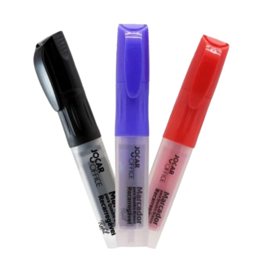 Marcador Para Quadro Branco Recarregável - Jocar Office em Oferta na Shopee