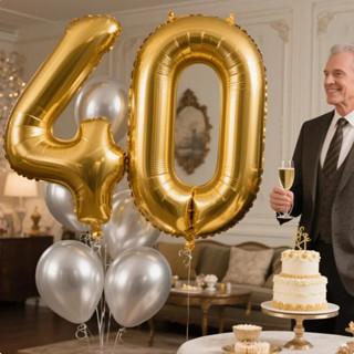 Kit 2 - Balão 32 Pol Metalizado Número 70 CM Balões Bexiga Aniversário Festas Decorações Dourado em Oferta na Shopee