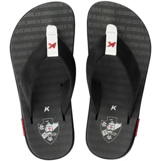 Chinelo Kenner Vasco Kivah Masculino - Preto e Branco em Oferta na Shopee