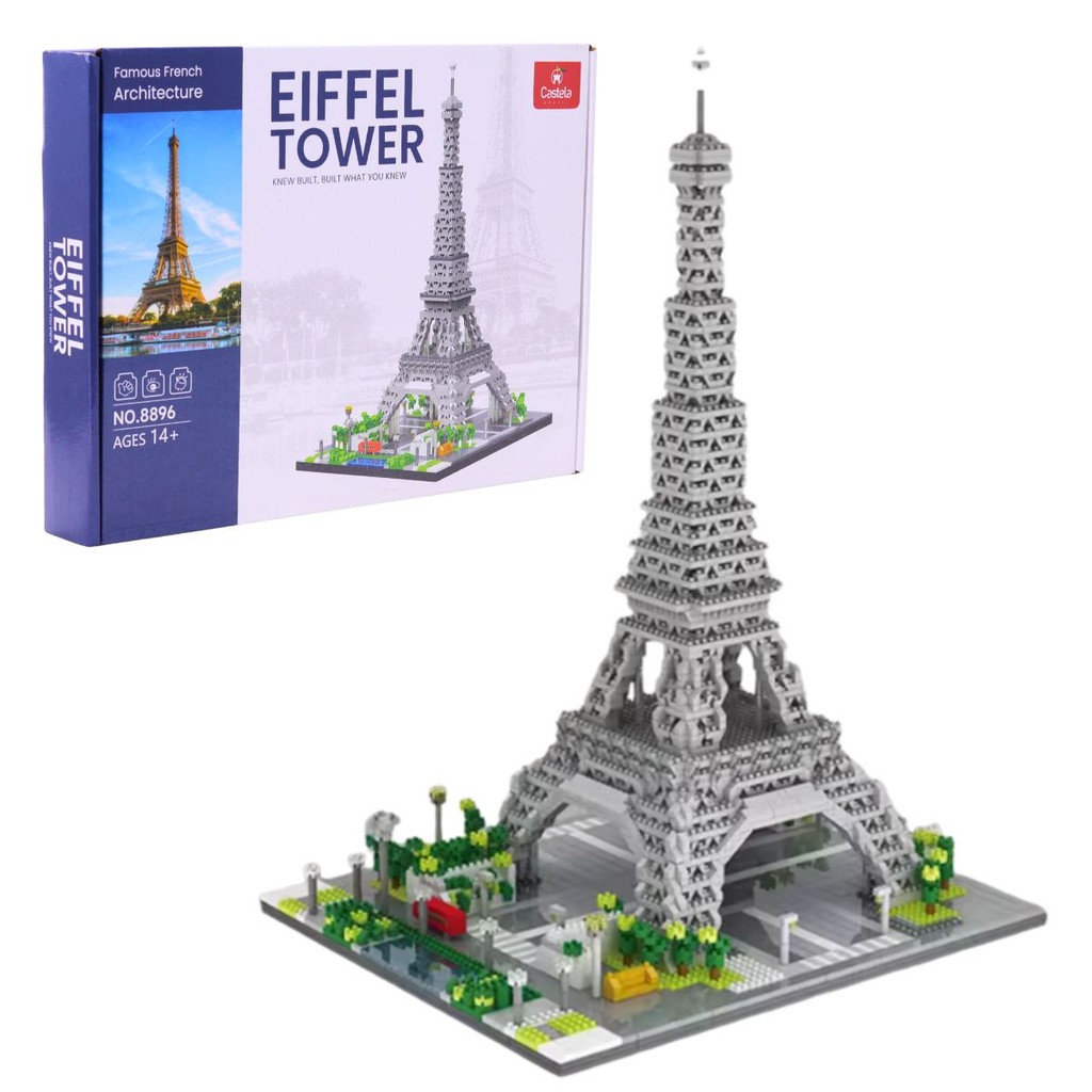 Blocos De Montar Kidults Torre Eiffel França 3420 Peças - Castela em Oferta na Shopee