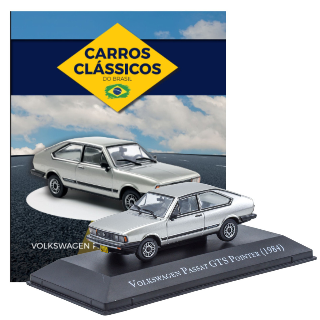 Coleção Carros Clássicos do Brasil: Volkswagen Passat GTS Pointer (1984) - Edição 39 em Oferta na Shopee