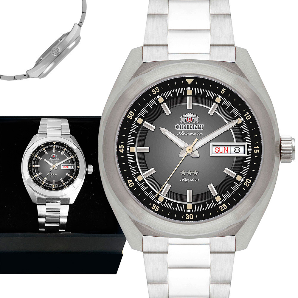 Relógio Orient Masculino Heritage Automático Prata Original