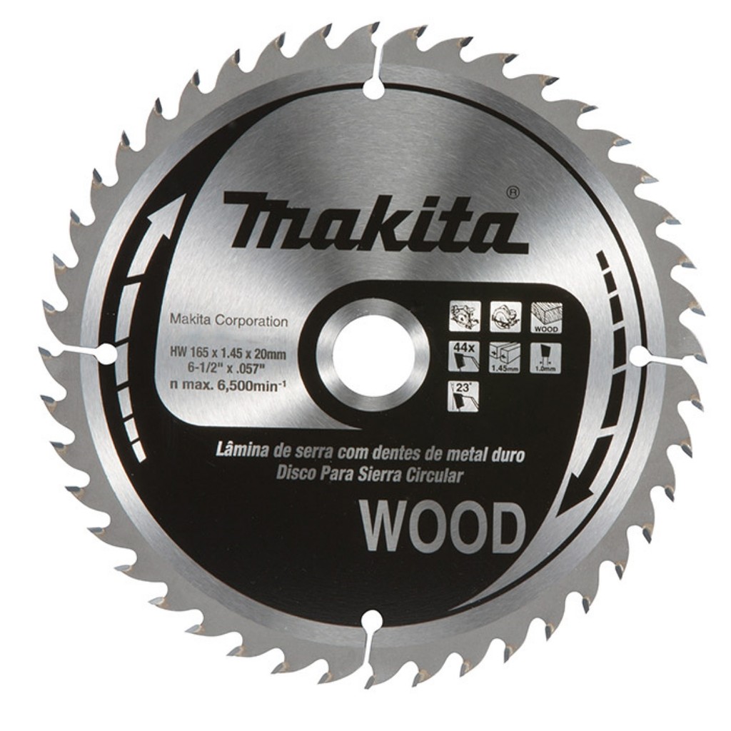 Disco Serra TCT 165 x 20 mm 44T B-53241 Makita
