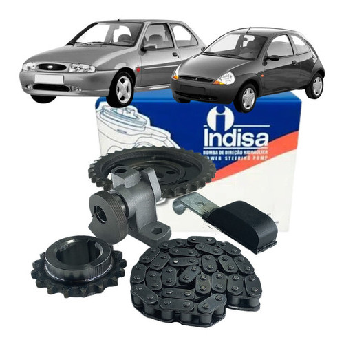 Kit Corrente Distribuição Ka Fiesta 1.0 8v Motor Endura
