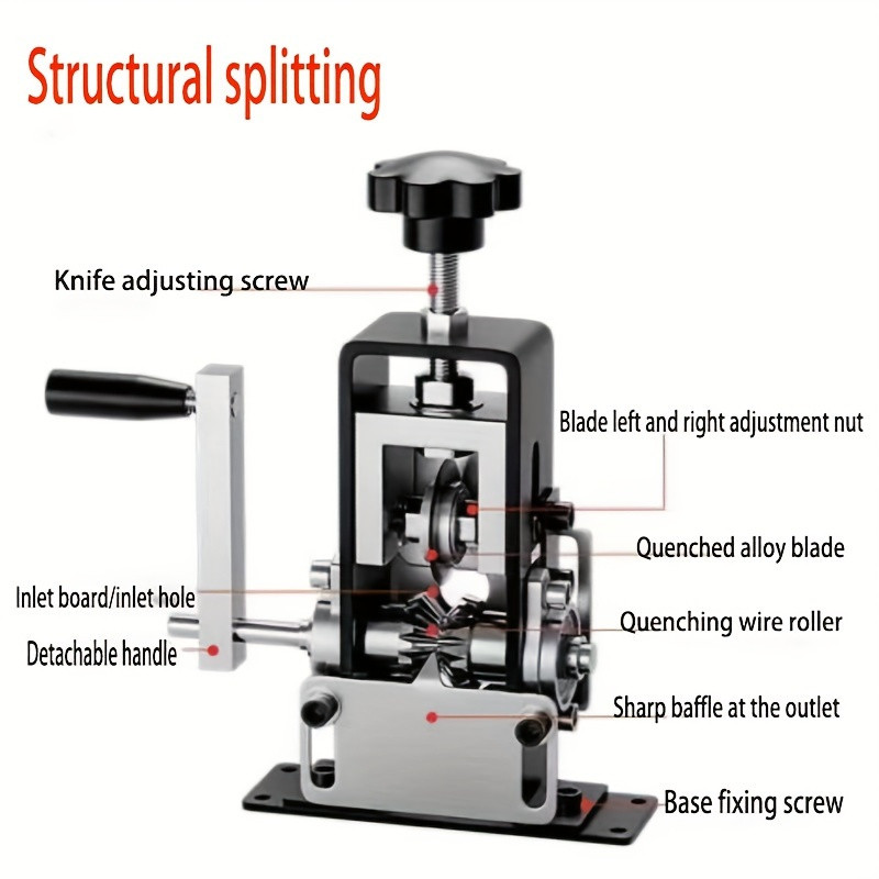 Decapador Manual De Fios Para Uso Doméstico De 1-25 Mm Descascador Elétrico De Cabos Com Suporte De Manivela Furadeira em Oferta na Shopee