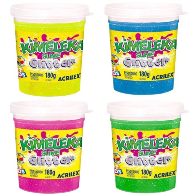 Slime com Glitter Acrilex: Onde Comprar | BuscaProdutos