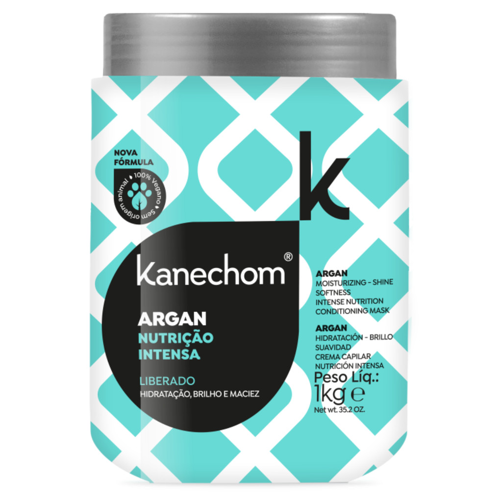Máscara Hidratante Kanechom Argan Nutrição Intensa 1kg em Oferta na Shopee
