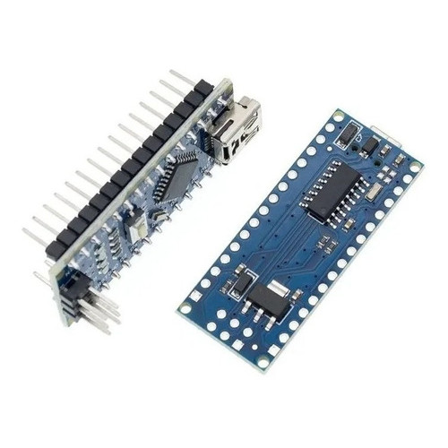 Arduino Nano V3 ATmega328P CH340 Mini USB 5V 16MHz Placa Desenvolvimento Compatível Protoboard Com Pinos