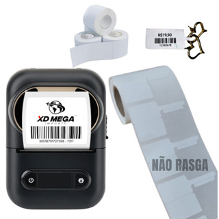 1 impressora XD-210 + 5 rolos etiqueta para Joias NÃO RASGA em Oferta na Shopee