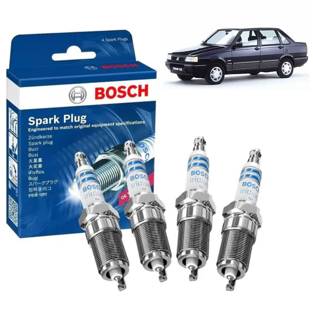 Vela Ignição  Fiat Premio Csl Sl Spi 1.5 1.6 8V Fiasa Sevel 1988-1995 Bosch SP04 F000KE0P04 Super Plus Original Envio Já