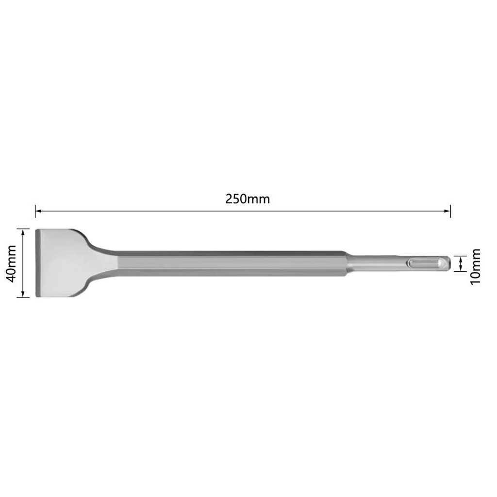 Talhadeira Sds Plus 14x40x250 Para Martelete 2 Unidades