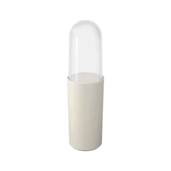 Porta Escova de Dente com Tampa Light Gray Cinza Claro Brinox - 13100/3468