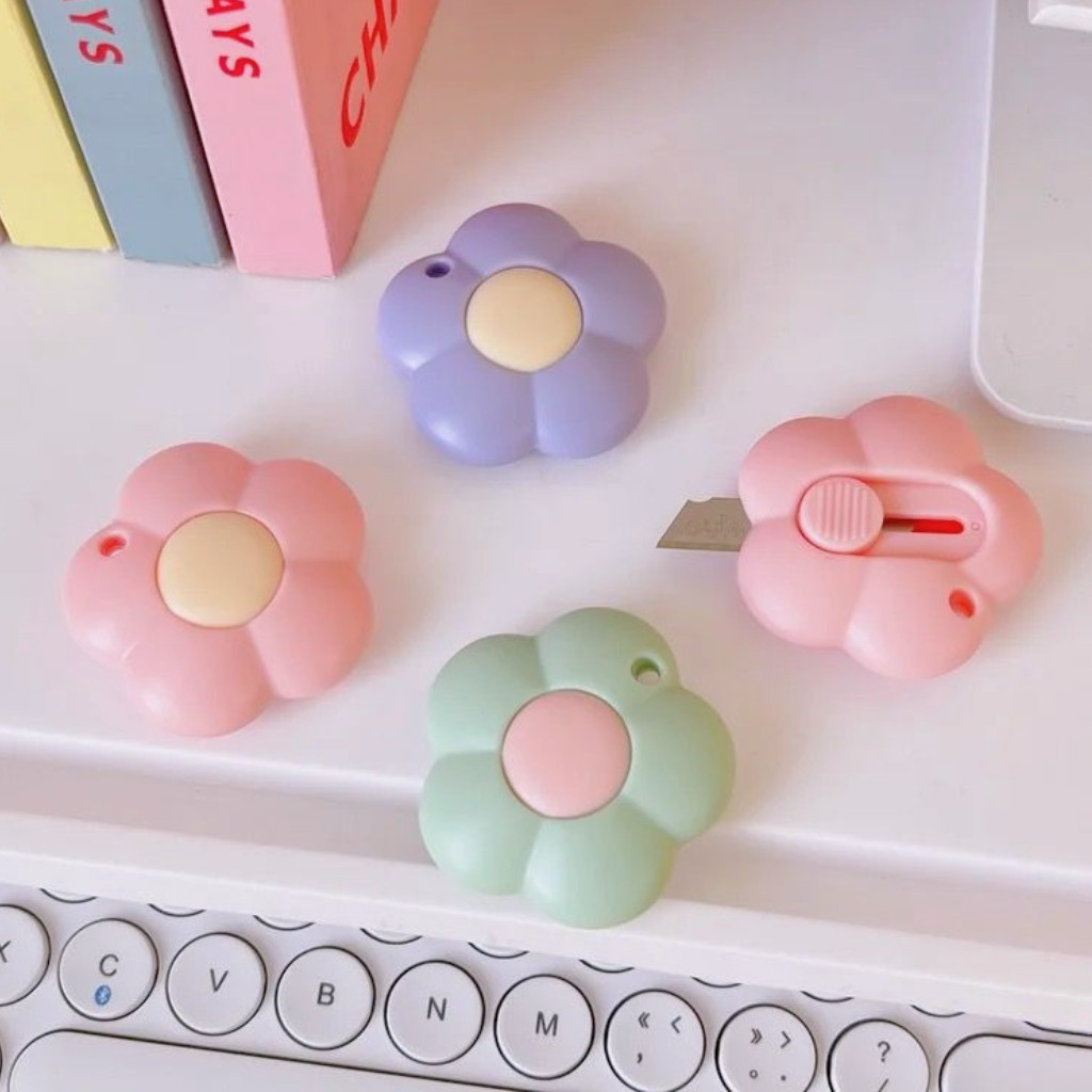 Mini Estilete Fofo Flor Pastel em Oferta na Shopee