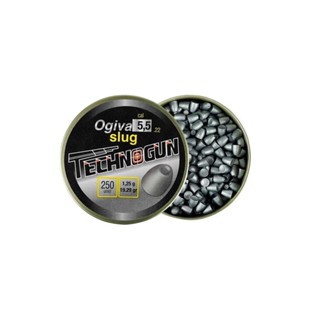 Chumbinho Ogiva Slug 5.5mm alto poder de parada 250und TG em Oferta na Shopee