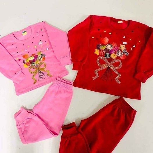 kit 2 peças Conjunto Moletinho Infantil Feminino Bebê Criança Menina tamanho 01 ao 10 em Oferta na Shopee