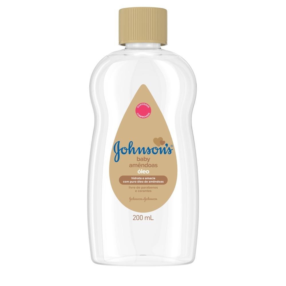 Óleo Johnson's Amêndoas 200mL - Mom & Baby