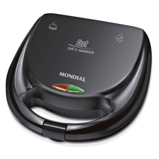 Sanduicheira Mondial Fast Grill E Sandwich Preto S-12 127V em Oferta na Shopee