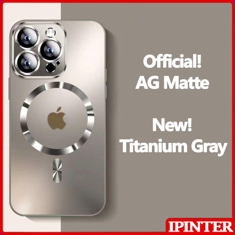 Original AG Fosco Para Magsafe Caso Magnético De Carregamento Sem Fio iPhone 16 15 14 13 12 11 Pro Max