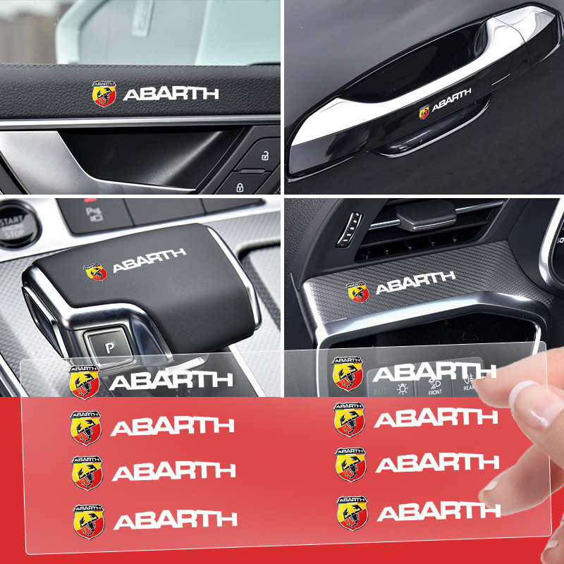 5PCS Universal Carro Motocicleta Crachá Adesivo Decalque Decoração Para Fiat Punto Abarth 500 124 Stilo Ducato Palio